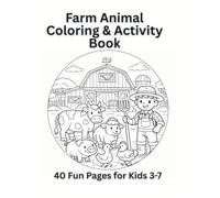 Farm Animal Coloring & Activity Book