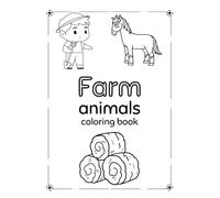 Farm Animal Coloring Book