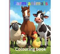 Farm Animal coloring Book: Adorable illustrations for your little one