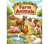 Farm animal coloring book for kids: simple, fun, activity as well as good for gift to your little one (Age 3 - 6)