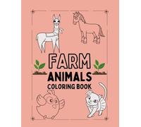 Farm animal colouring book