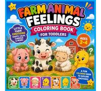 Farm Animal Feelings Coloring Book for Toddlers Ages 2-4: Little Farm Emotions - Happy, Calm, Curious & More (Little Explorers Feelings Coloring ... & More (Little Explorers Coloring Series)