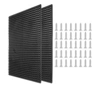 Farm Animal Grooming Scratcher - 2-Piece Livestock Itch Relief Brush for Horses, Cattle, Dogs, and Sheep, Stress-Reducing with Sturdy Bristles, Barn, Stables, Pasture, Shed Use, 21.65x19.68inches