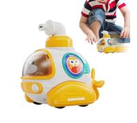 Farm Animal Toys - 4.13 Inches Cartoon Press and Go Car Toy with Whistle Sound for Toddler Outdoor Play Preschool Learning Christmas Festival Birthday Party Family Gatherings