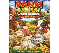 Farm Animal Word Search: Fun Barnyard Puzzles Packed with Over 2000 Words!