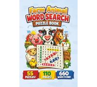 Farm Animal Word Search Puzzle Book: A Fun and Engaging Collection of Farm Themed Word Search Puzzles for Relaxation and Brain Exercise