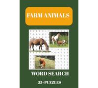 Farm Animal Word Search Puzzle Book: Word Searches with Easy to Read Print about Farm Animal Lovers,Summer Activities , Family Travel and More / 6 x 9 ... and Free Time (World of Word Search)