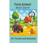 Farm Animal Word Search: Word Searches with Easy-to-Read Print about Farm Animals and Life on the Farm