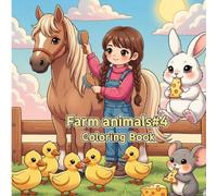 Farm animals #4: coloring book