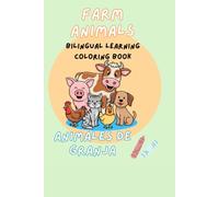 Farm Animals Bilingual Coloring Book