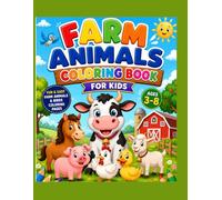 Farm Animals & Birds Coloring Book for Kids - Fun and Easy Pages: Fun and Easy Farm Animals & Birds Coloring Pages for Kids Ages 3-8 (Smart kids colouring books)