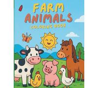 Farm animals: coloring book