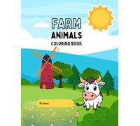Farm Animals: Coloring Book