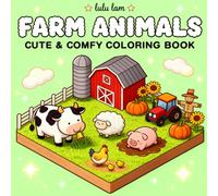 Farm Animals Coloring Book.: A Big Barnyard Adventure! Over 40 Super Cute and Easy-to-Color Pages for Toddlers and Kids Ages 4-8 to Spark Creativity.