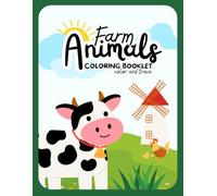 Farm Animals Coloring Book: A Fun Coloring and Tracing Adventure for Kids