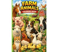 Farm animals Coloring book (Animal Coloring Books for Kids (Ages 4-8))