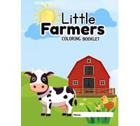 Farm Animals Coloring Book for Kids: Cute Cows, Pigs, Chickens, Tractors and Barnyard Scenes to Color - Plus 10 Farm-Themed Word Search Puzzles, Writing Practice Lines and Free Drawing Pages