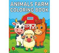 Farm Animals: Coloring Book for Kids | Learn Farm Animal Names & Sounds | Fun Coloring, Learning & Creative Play for Toddlers, Preschoolers & Young Kids