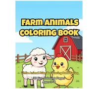 Farm Animals Coloring Book (Little Animal Friends Coloring Book Series)