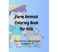 Farm Animals Coloring Book (Vol. 1)