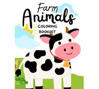 Farm animals colouring book