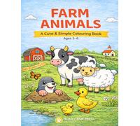 Farm Animals Colouring Book (Honey Paw Press Coloring Books)