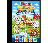 Farm Animals Dot Marker Coloring Book
