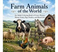 Farm Animals of trhe World: An Adult Grayscale Coloring Book of Cows, Horses, Sheep, Goats, Pigs, Poultry, and Rural Life