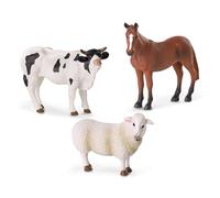 Farm Animals (Sheep, Bull & Horse)