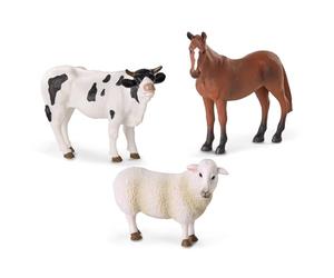 Farm Animals (Sheep, Bull & Horse)