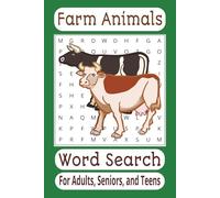 Farm Animals Word Search Book