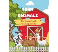 Farm Animals Word Search Puzzle: Word Search Puzzlewith Easy to Read print about Farm Animals | 8.5 x 11 size, 81 Pages | 30+ puzzles Gifts for Kids | ... Workbook for Learning & Vocabulary Building.