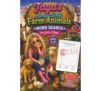Farm Animals Word Search | Taya's Farm Animal Word Search Puzzle Book for Boys & Girls 5-9 Cows, Horses, Pigs, Tractors (Adventures of Taya the Popstar)