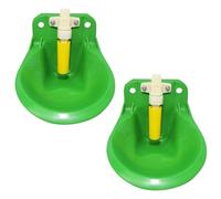 Farm Automatic Waterer - Sheep Water Bowls, 2X Livestock Drinking Fountain, Valve-Equipped Hydration Device, Sturdy Feeding Tool | Multi-Purpose Animal Supply, Easy Installation, Use for Goat Horse