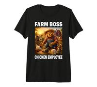 Farm Boss Oso Agricultor Papá Granja Divertido Shirt Camiseta Premium