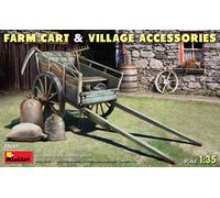 Farm Cart & Aldea Accesorios 1 :3 5 Plástico Modelo Kit Miniart