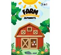 Farm Coloring Book Alphabets 3 in 1: kids / school / studying / alphabets / education
