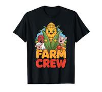 Farm Crew Cute Animal Life Funny Kids Family Vibes Camiseta