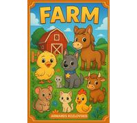 Farm: Farm animals educational colouring book for kids 4-12