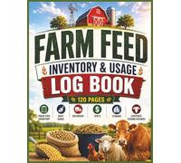 Farm Feed Inventory & Usage Log Book: Feed Delivery, Storage, Livestock Feeding & Feed Cost Records for Small Farms, Homesteads & Ranches | Grain, Hay & Supplement Tracking | 8.5 x 11 | 120 Pages