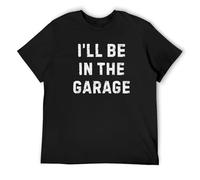 Farm Fresh - Camiseta de algodón hilado en anillo para hombre, diseño de tréboles de cuatro hojas, estilo vintage, suave, informal, ropa de calle, Regalo para el Día del Padre Negro-padre para papá