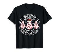 Farm Fresh Christmas Tree Cakes Matching Family Xmas Pajamas Camiseta