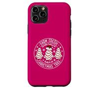 Farm Fresh Christmas Tree Cakes Matching Family Xmas Pajamas Carcasa para iPhone 11 Pro