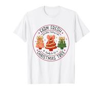 Farm Fresh Christmas Tree Cakes Retro Family Xmas Holidays Camiseta