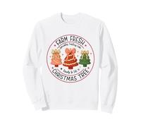 Farm Fresh Christmas Tree Cakes Retro Family Xmas Holidays Sudadera