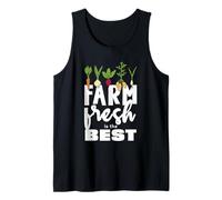 Farm Fresh es la mejor raíz de verduras orgánicas Camiseta sin Mangas