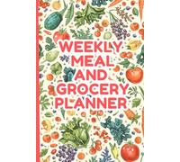 Farm Fresh Grocery List | Meal & Budget Planner for Moms, Professionals, Students & Food Lovers | 120 Weekly Page | 6x9