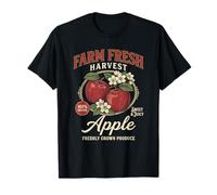 Farm Fresh Organic Apple Farmers Orchard Market Homegrown Camiseta
