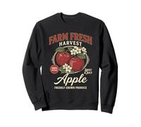 Farm Fresh Organic Apple Farmers Orchard Market Homegrown Sudadera