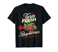 Farm Fresh Organic Raspberry Farmer's Market de cosecha propia Camiseta